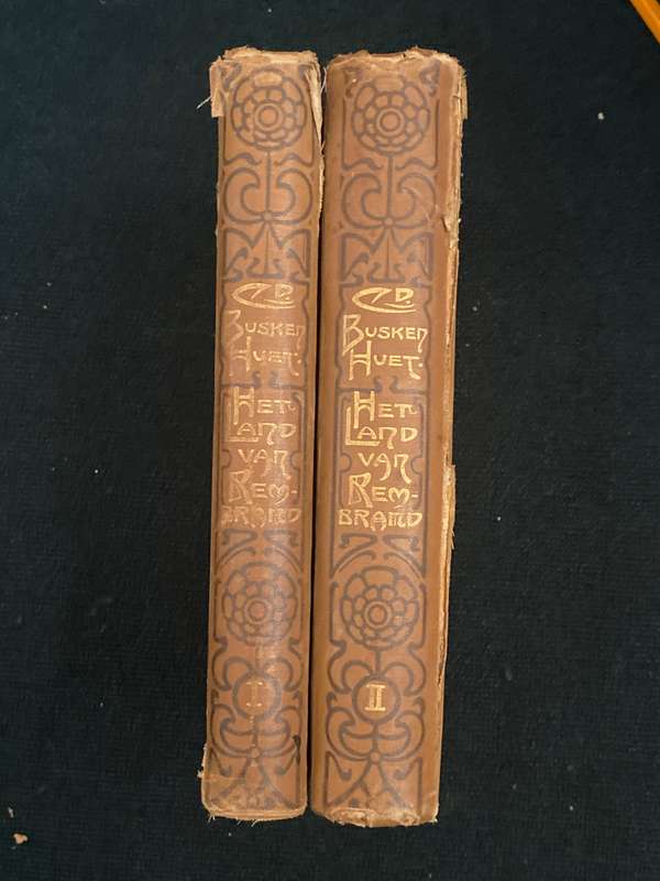 HET LAND VAN REMBRAND DOOR CD BUSKEN HUET 1901 2 VOLUMES