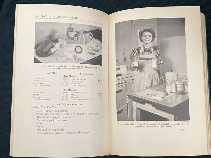 HOMEMAKERS COOKBOOK AND GUIDE TO NUTRITION 1946
