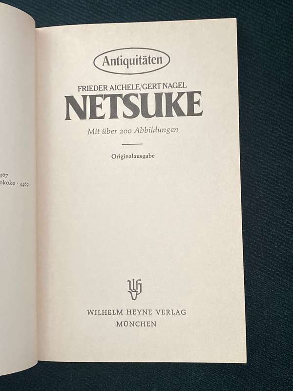 NETSUKE FRIEDER AICHELE / GERT NAGEL