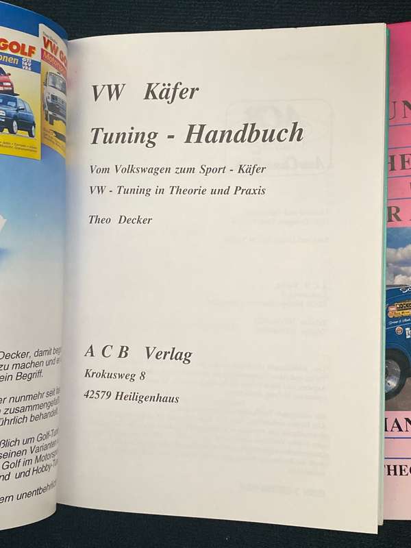 VW KAFER BAND 1 /SUPER KAFER BAND 2 HANDBUCH VON THEO DECKER