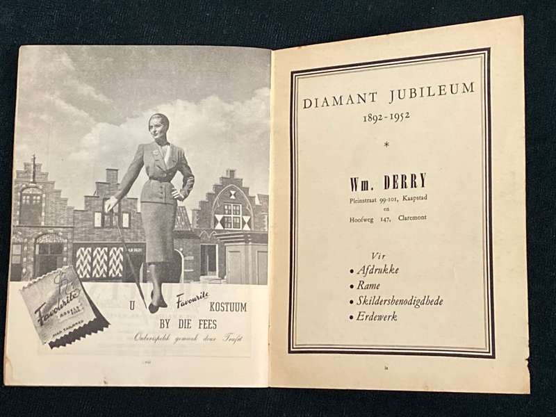 VAN RIEBEECK-FEES 1952 HISTORIESE KUNSTENTOONSTELLING DIE KASTEEL KAAPSTAD