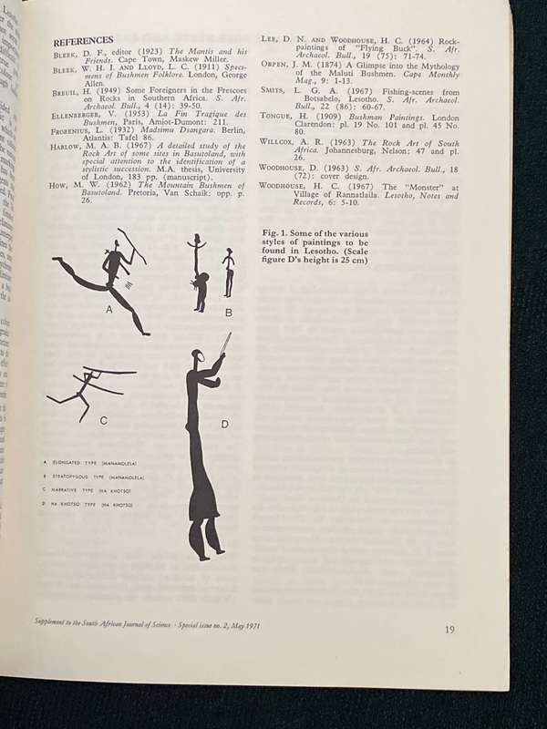 ROCK PAINTINGS OF SOUTHERN AFRICA 1971