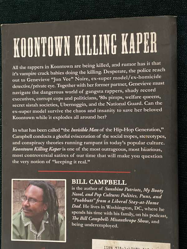 KOONTOWN KILLING KAPER BY BILL CAMPBELL SIGNED