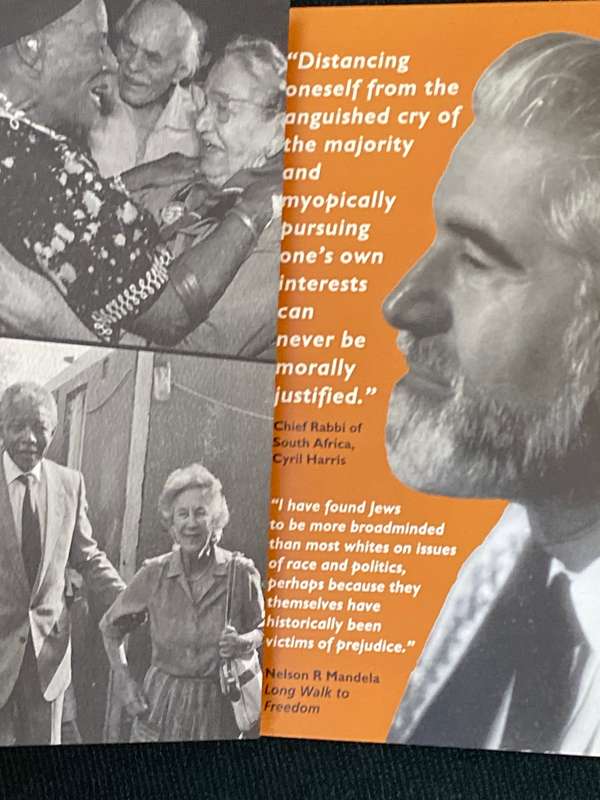 LOOKING BACK JEWS IN THE STRUGGLE FOR DEMOCRACY AND HUMAN RIGHTS IN SOUTH AFRICA