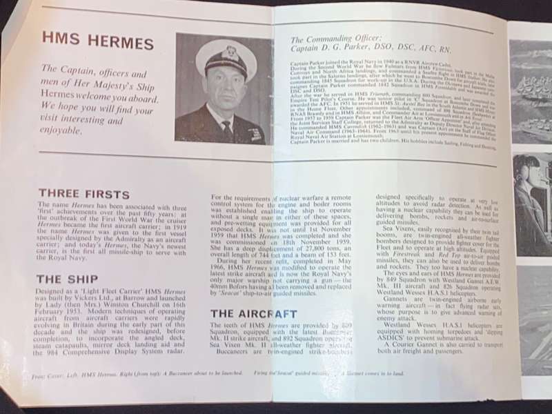 HMS HERMES STRIKE CARRIER PAMPHLET 1967