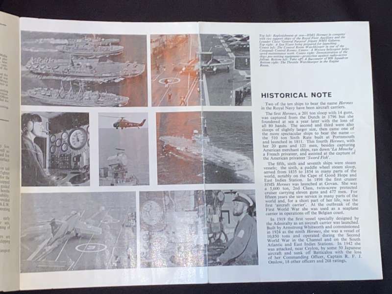 HMS HERMES STRIKE CARRIER PAMPHLET 1967