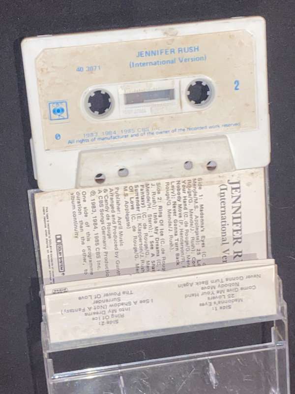 JENNIFER RUSH INTERNATIONAL VERSION CASSETTE TAPE