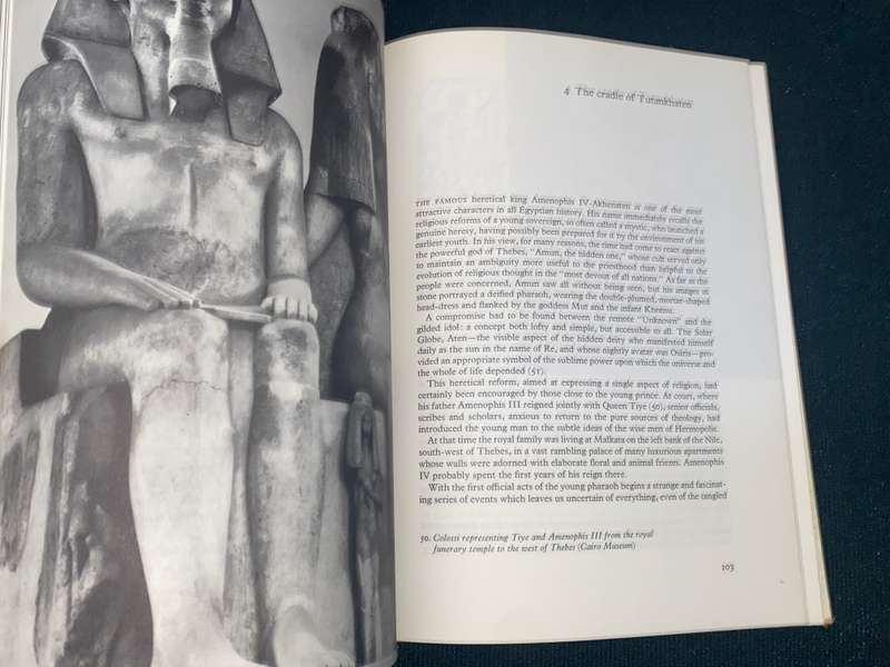 LIFE AND DEATH OF A PHARAOH TUTANKHAMEN BY CHRISTIANE DESROCHES-NOBLECOURT