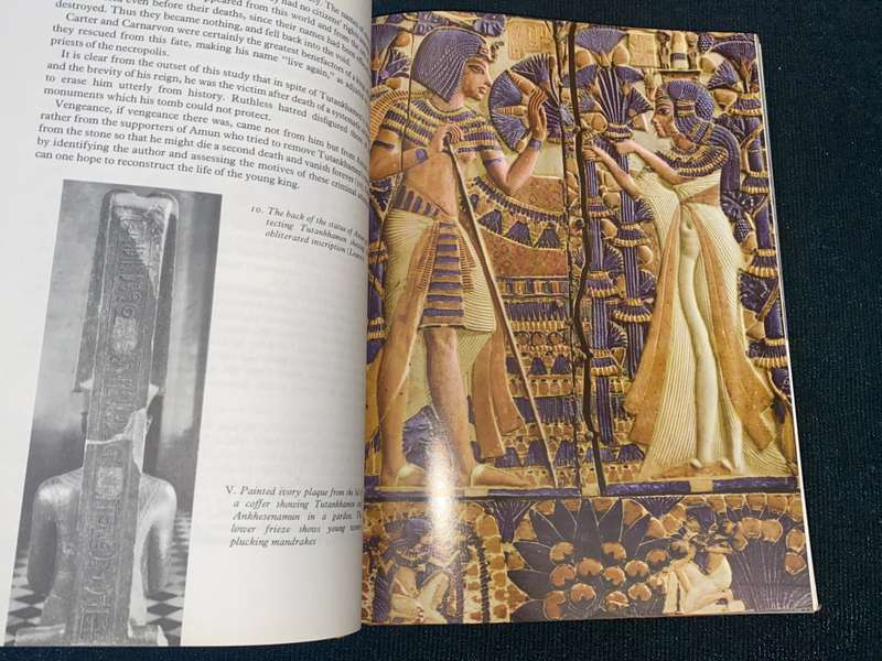 LIFE AND DEATH OF A PHARAOH TUTANKHAMEN BY CHRISTIANE DESROCHES-NOBLECOURT