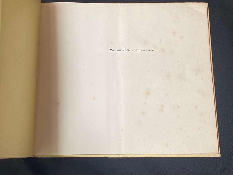 RU VAN ROSSEM - D.P. BAAS 1955 #11 OF 325