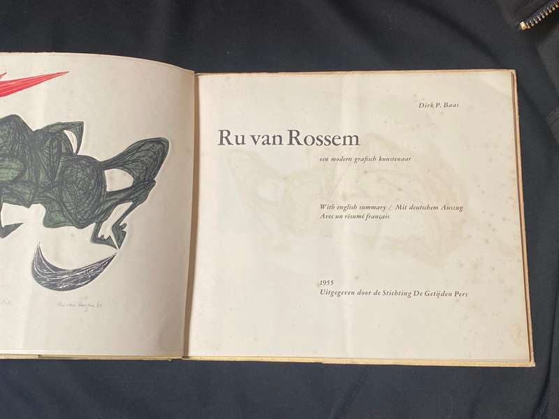RU VAN ROSSEM - D.P. BAAS 1955 #11 OF 325