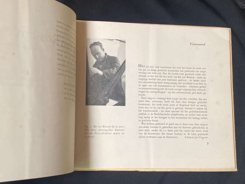 RU VAN ROSSEM - D.P. BAAS 1955 #11 OF 325