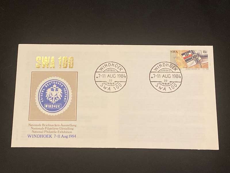 1984 WINDHOEK SWA 100 FDC