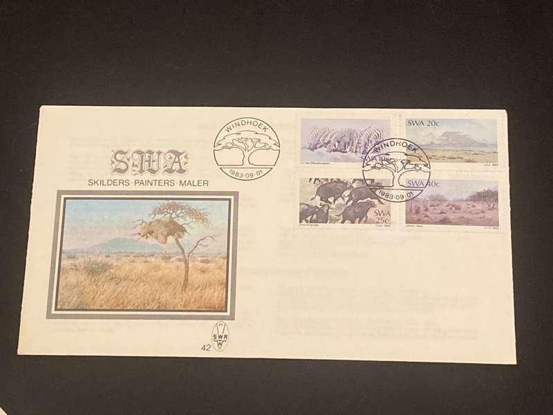 1983 WINDHOEK SKILDERS/PAINTERS - MALER  SWA FDC