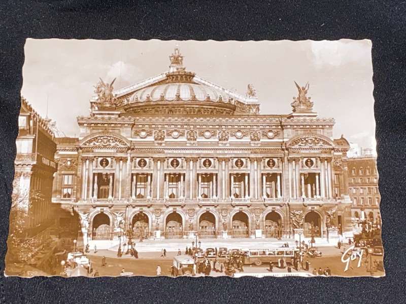 VINTAGE PHOTO POSTCARD OF PARIS ET SES MERVEILLES L'OPERA