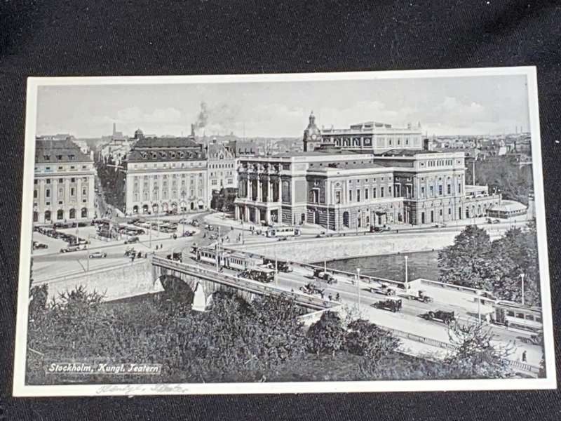 1930'S KUNGL. TEATERN STOCKHOLM PHOTO POST CARD UNUSED