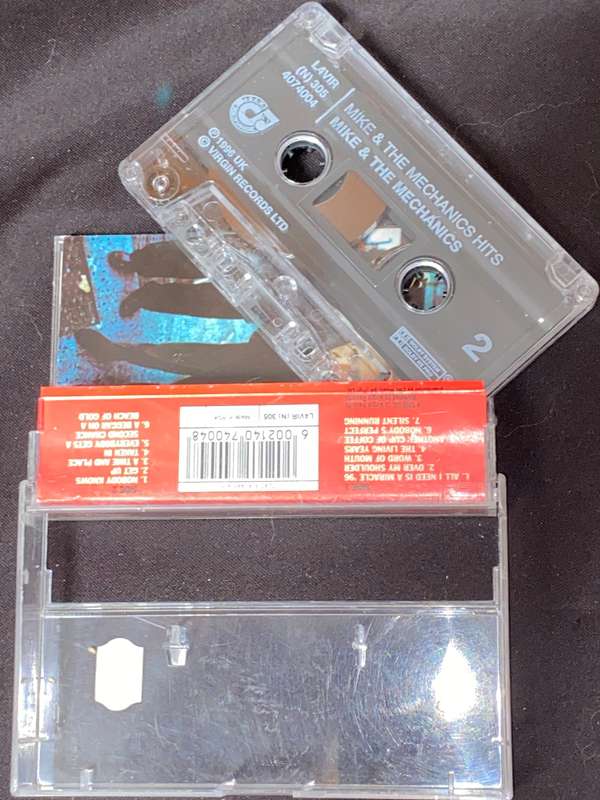 MIKE & THE MECHANICS HITS CASSETTE TAPE 1996 UK