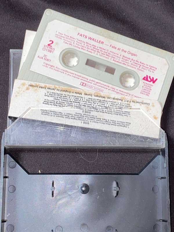 FATS AT THE ORGAN CASSETTE TAPE 1981 UK