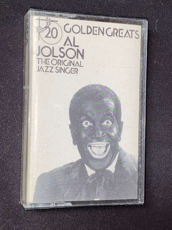AL JOLSON THE ORIGINAL JAZZ SINGER 20 GOLDEN GREATS CASSETTE TAPE 1981