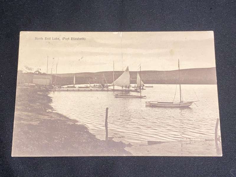 ANTIQUE 1914 NORTH END LAKE PORT ELIZABETH TO SMITHFIELD OFS