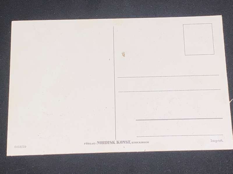 VINTAGE POST CARD FROM NORRBRO STOKHOLM UNUSED