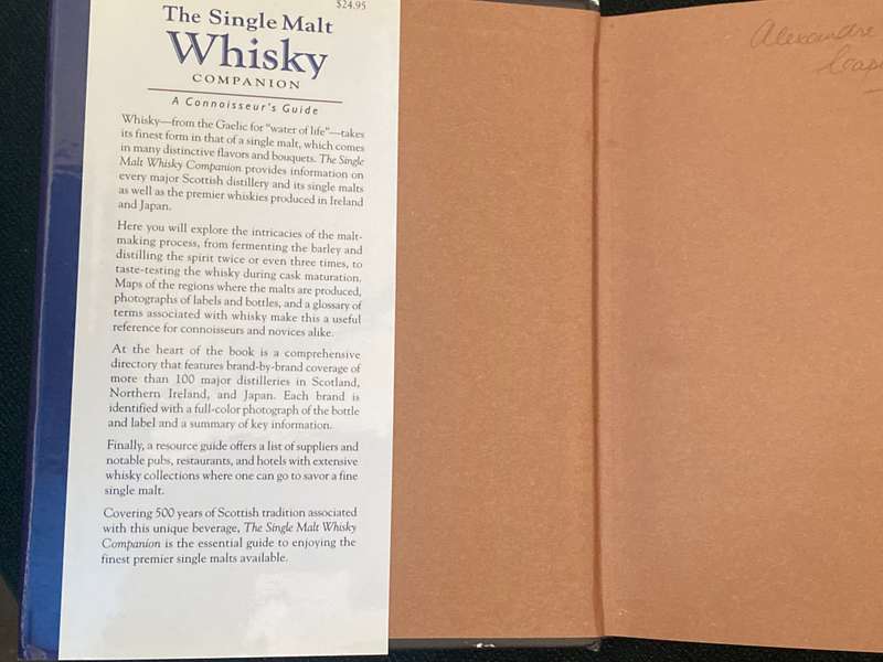 THE SINGLE MALT WHISKY COMPANION A CONNOISSEUR'S GUIDE BY HELEN ARTHUR