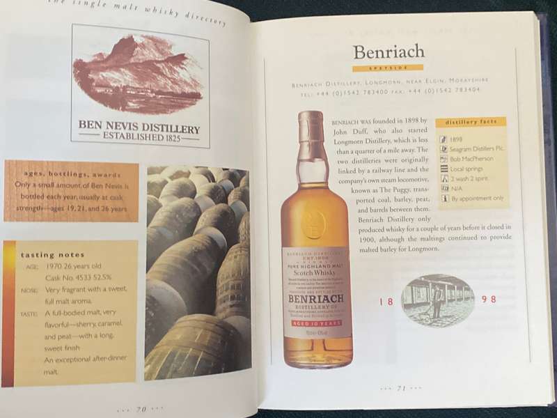 THE SINGLE MALT WHISKY COMPANION A CONNOISSEUR'S GUIDE BY HELEN ARTHUR