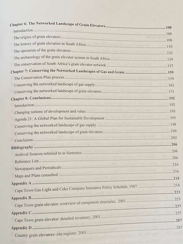GAS AND GRAIN: THE CONSERVATION OF NETWORKED INDUSTRIAL LANDSCAPES BY DAVID WORTH THESIS FEB 2004