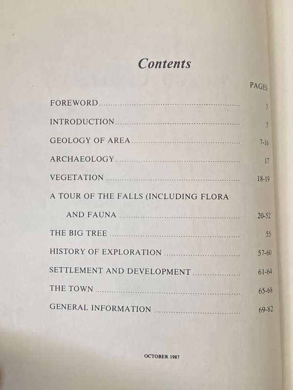 VICTORIA FALLS VINTAGE GUIDE