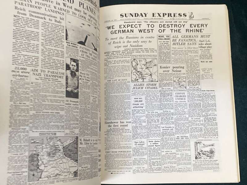 GREAT FRONT PAGES D-DAY TO VICTORY 1944-1945