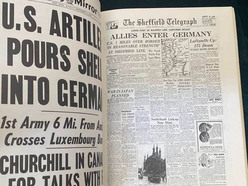 GREAT FRONT PAGES D-DAY TO VICTORY 1944-1945