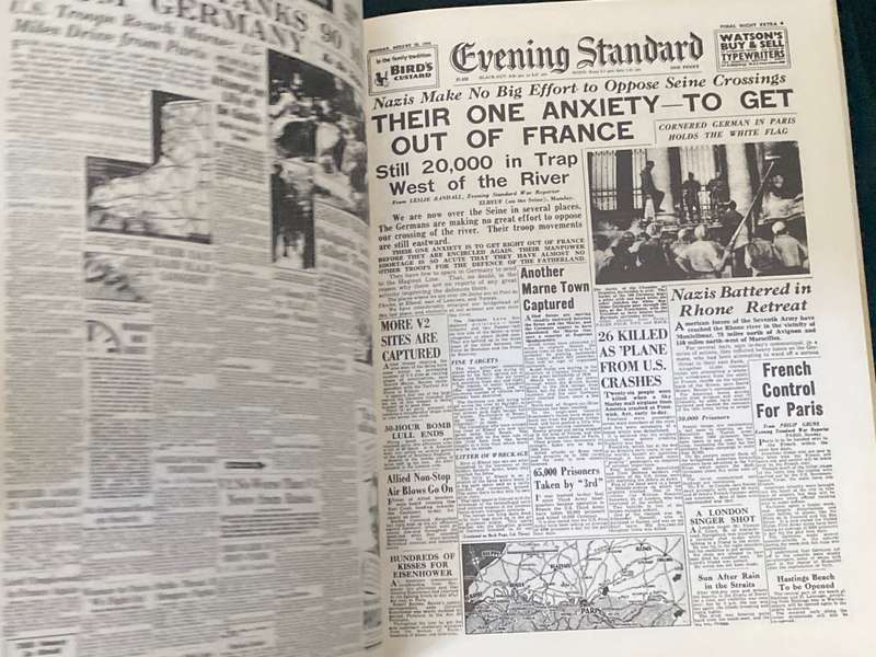 GREAT FRONT PAGES D-DAY TO VICTORY 1944-1945