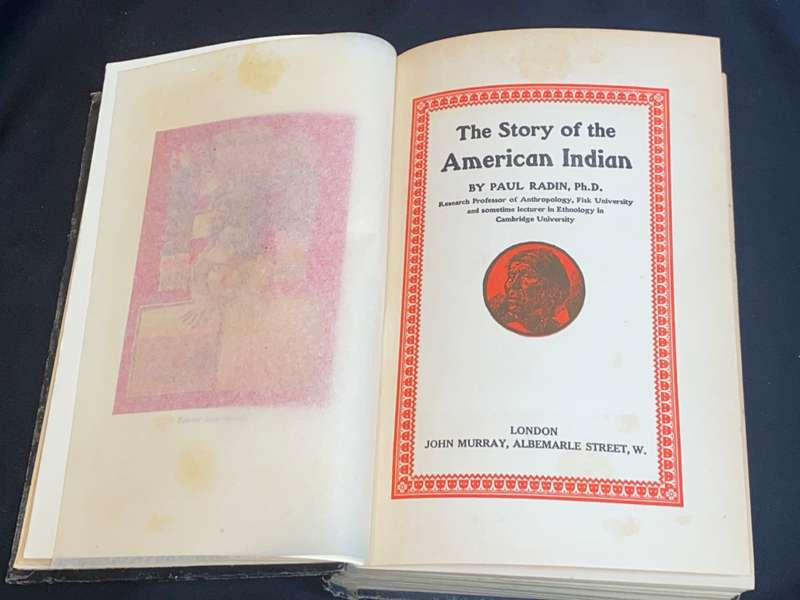 THE STORY OF THE AMERICAN INDIAN BY PAUL RADIN