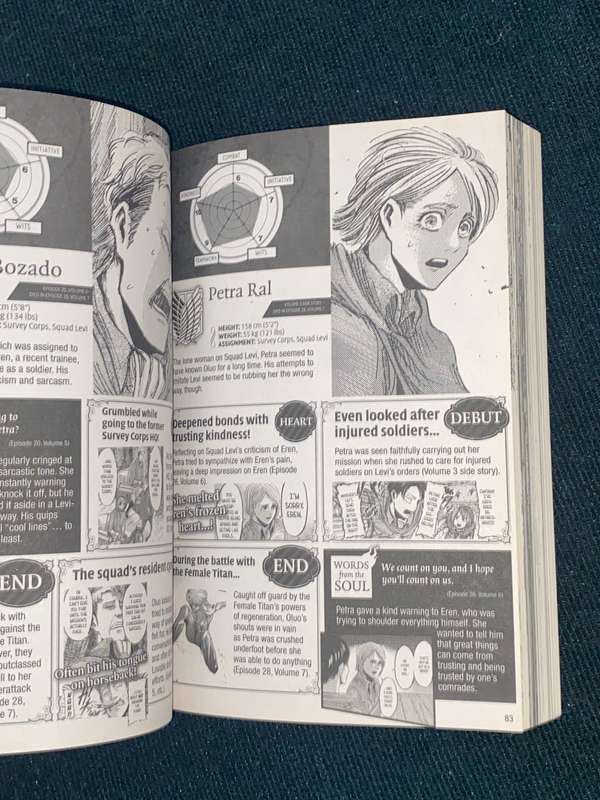 ATTACK ON TITAN GUIDEBOOK BY HAJIME ISAYAMA