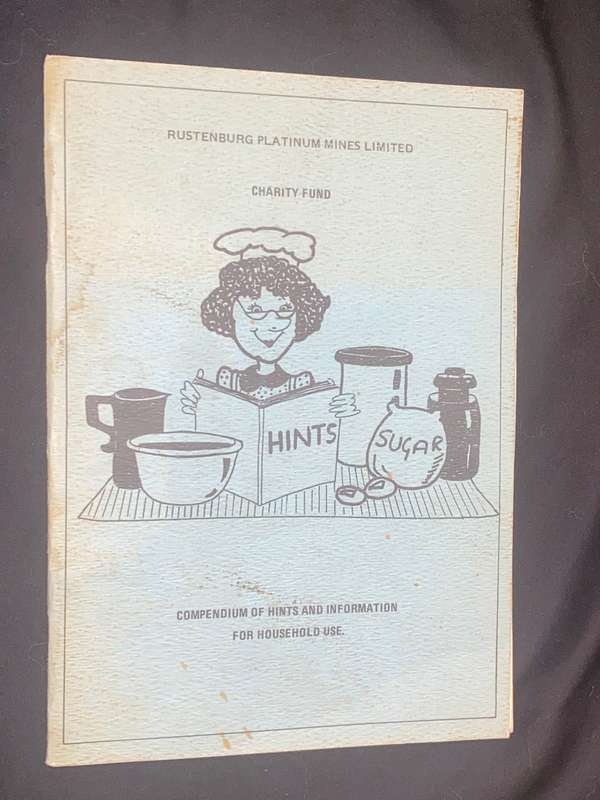 RUSTENBURG PLATINUM MINES LIMITED CHARITY FUND RECIPE BOOK