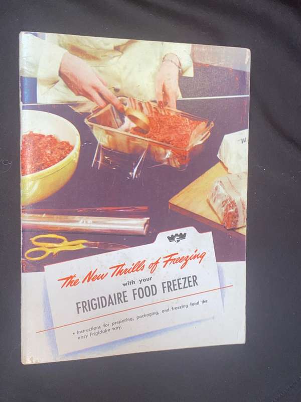 FRIGIDAIRE FOOD FREEZER VINTAGE BOOKLET