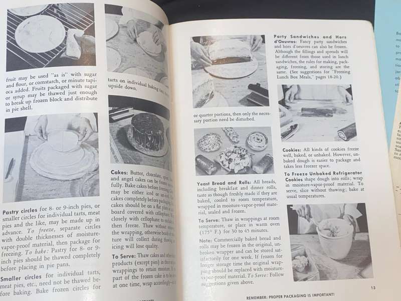 FRIGIDAIRE FOOD FREEZER VINTAGE BOOKLET