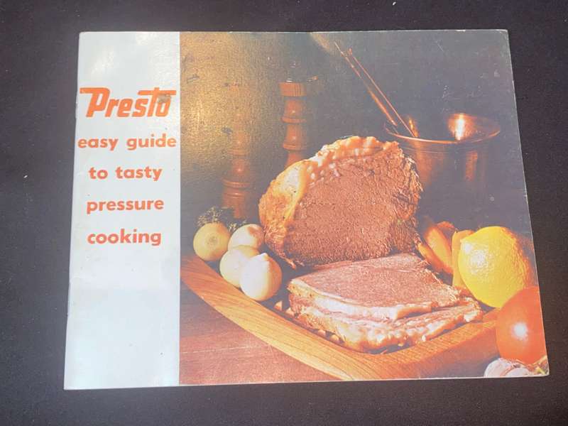 PRESTO VINTAGE BOOKLET WITH RECIPES