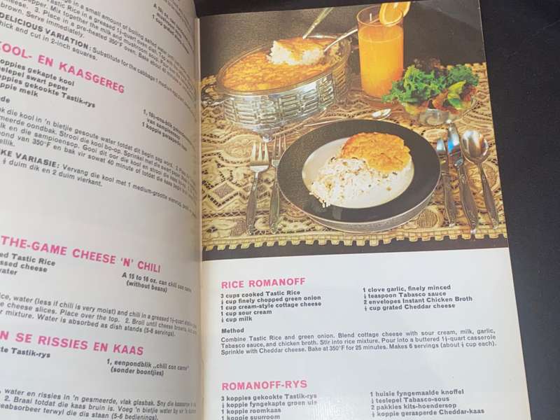 TASTIC COOK BOOK / KOOKBOEK VINTAGE BOOKLET