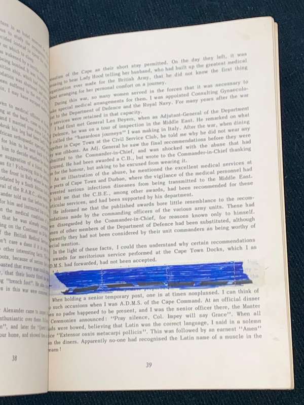 PERSONAL REMINISCENCES OF ROBERT LANCE IMPEY AND ADELE IMPEY PRESENTATION COPY SIGNED
