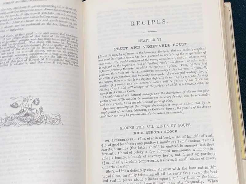 MRS BEETON'S BOOK OF HOUSEHOLD MANAGEMENT A SPECIALLY ENLARGED FIRST EDITION FACSIMILE