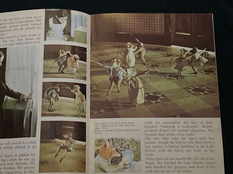 TALES OF BEATRIX POTTER VINTAGE PLAY BOOK BY SYDNEY EDWARDS
