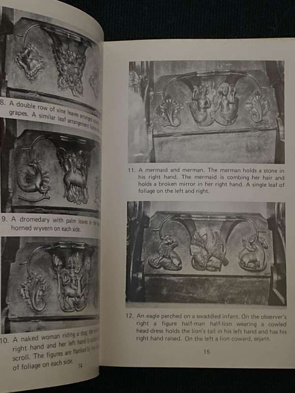 FIFTEENTH CENTURY MISERICORDS IN THE COLLEGIATE CHURCH OF THE HOLY TRINITY , STRATFORD-UPON-AVON