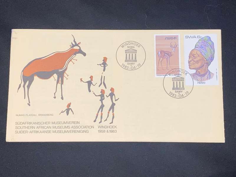 1983 SWA WINDHOEK SOUTHERN AFRICAN MUSEUMS ASSOCIATION FDC