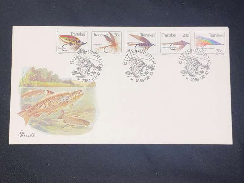1984 FLY FISHING TRANSKEI FDC