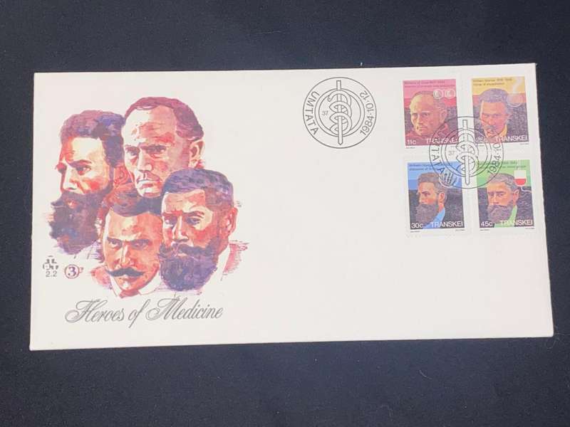 1984 HEROES OF MEDICINE TRANSKEI FDC