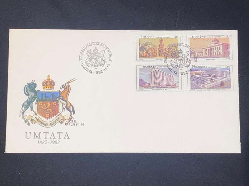 1982 UMTATA TRANSKEI 1882-1982  FDC