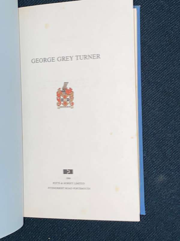 GEORGE GREY TURNER BY JD YOUNGHUSBAND