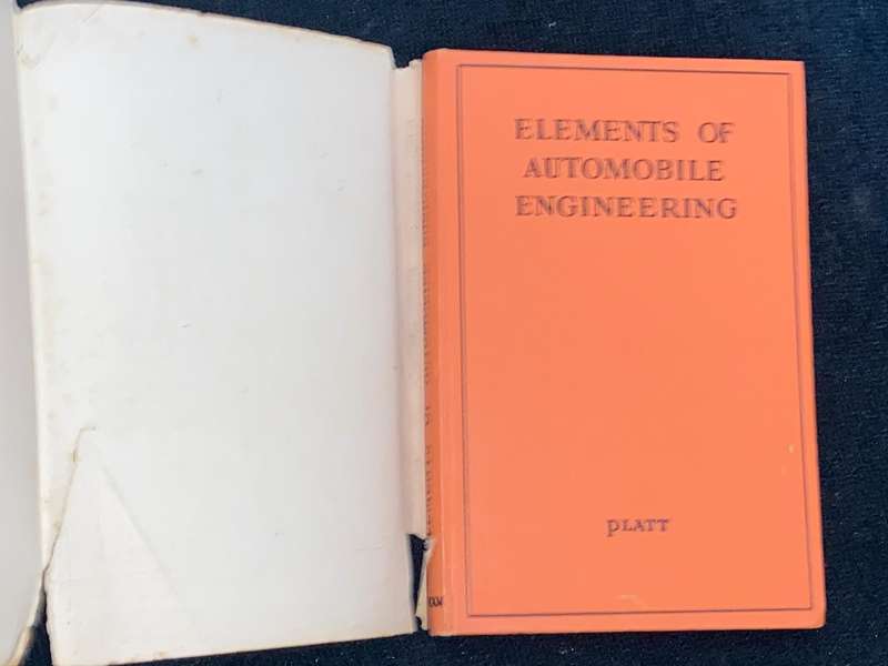 ELEMENTS OF AUTOMOBILE ENGINEERING BY MAURICE PLATT