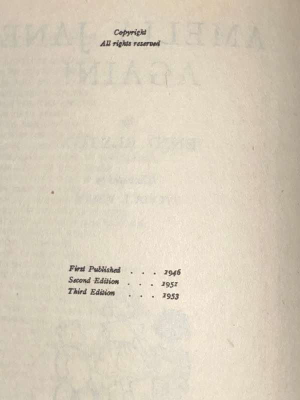 AMELIA JANE AGAIN! BY ENID BLYTON